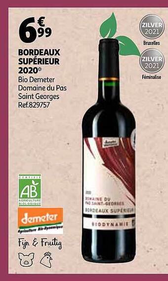 Auchan Bordeaux Supérieur 2020 aanbieding
