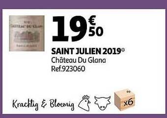 Auchan Saint Julien 2019 Château Du Glana aanbieding