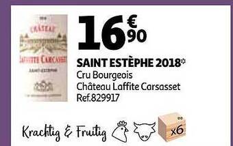 Auchan Saint Estèphe 2018 aanbieding