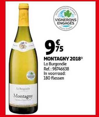 Auchan Montagny 2018 La Burgondie aanbieding