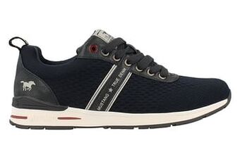 Berca Shoes Mustang Sneaker Laag Heren - Blauw aanbieding