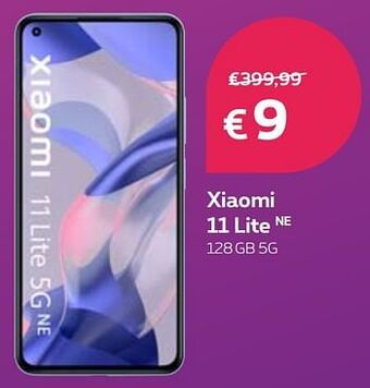 Proximus Xiaomi 11 lite ne 128gb 5g aanbieding