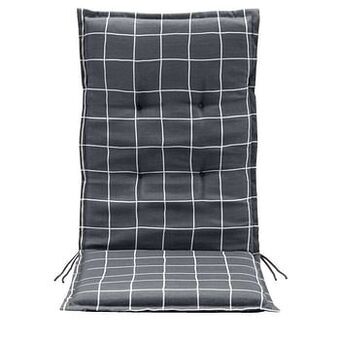 Leen Bakker Terrasstoelkussen Promo - grijs - 123x50x5 cm - Leen Bakker aanbieding