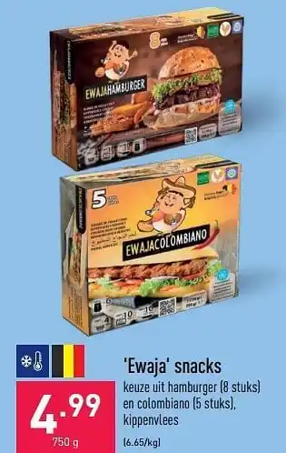 ALDI Ewaja snacks aanbieding