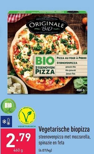 Vegetarische biopizza