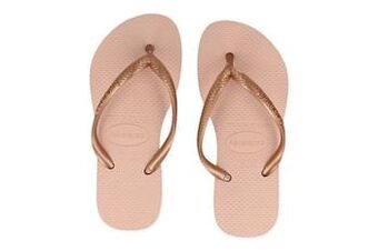 Berca Shoes Havaianas Badslipper Meisjes Slim Kids Ballet Rose - Rosegold aanbieding