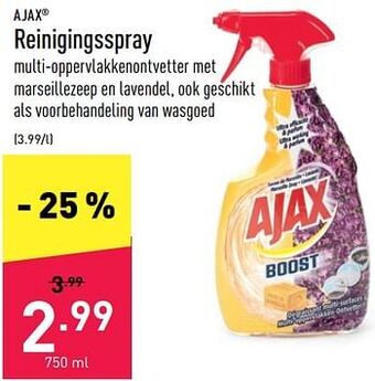 ALDI Reinigingsspray aanbieding