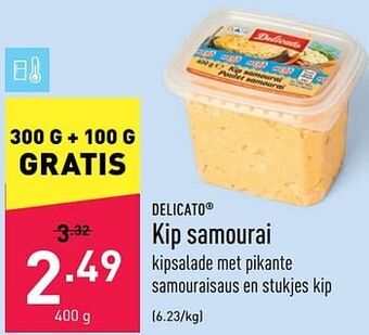 ALDI Kip samourai aanbieding