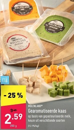 ALDI Gearomatiseerde kaas aanbieding