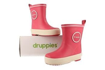 Berca Shoes Druppies Regenboots Rubber Regenlaars Rubber Meisjes Maat 20/32 - Fushia aanbieding