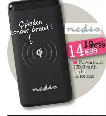 Powerbank 10000 Mah Nedis