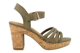 Berca Shoes Sprox Sandaal Dames - Kaki aanbieding