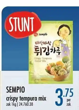 Horeca totaal Sempio Crispy Tempura Mix aanbieding