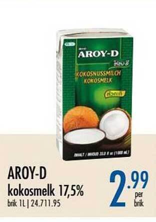 Aroy-d Kokosmelk 17,5%
