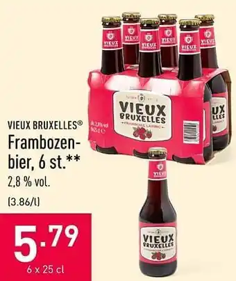 ALDI Frambozen- bier aanbieding