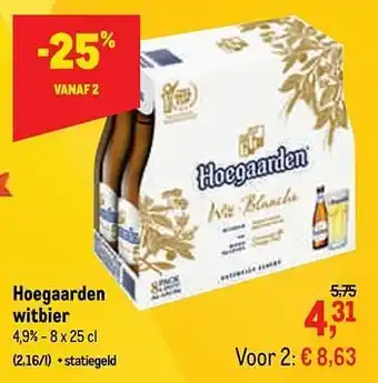 Makro Hoegaarden witbier aanbieding