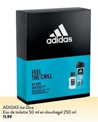 Di Adidas ice dive eau de toilette 50 ml en douchegel aanbieding