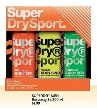 Superdry men bodyspray