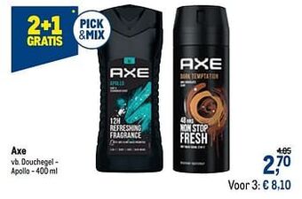 Makro Axe douchegel - apollo aanbieding