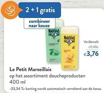 Le petit marseillais vanillemelk