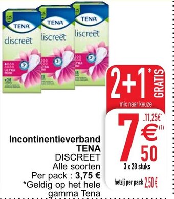Cora Tena Incontinentieverband aanbieding