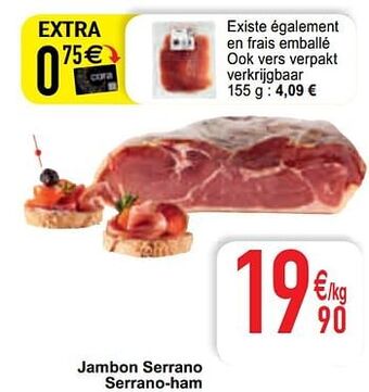 Cora Jambon serrano serrano-ham aanbieding