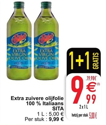 Cora Sita Extra zuivere olijfolie 100% Italiaans aanbieding