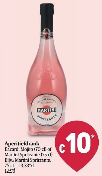 Delhaize Martini spritzante aanbieding