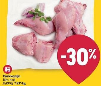 Delhaize Parkkonijn heel aanbieding