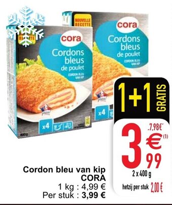 Cora Cora Cordon bleu van kip aanbieding