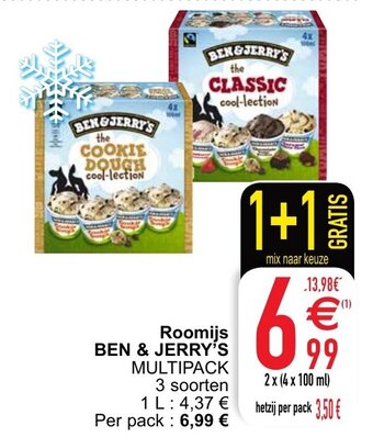 Cora Ben & Jerry's Roomijs aanbieding
