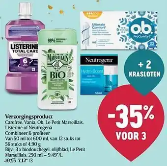 Delhaize Biodouchegel olijfblad le petit marseillais aanbieding
