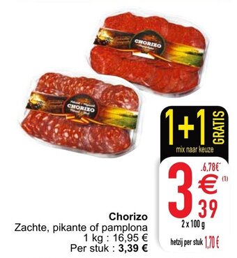 Cora Chorizo aanbieding