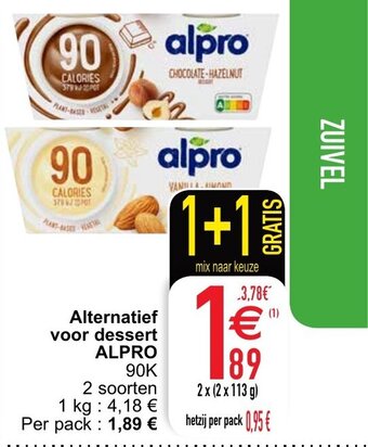 Cora Alpro Alternatief voor dessert aanbieding