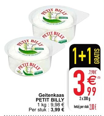 Cora Petit Billy Geitenkaas aanbieding