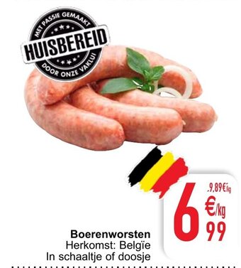 Cora Boerenworsten aanbieding