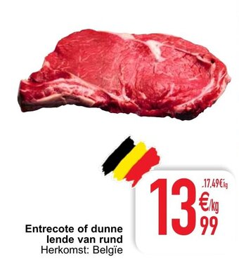 Cora Entrecote of dunne lende van rund aanbieding