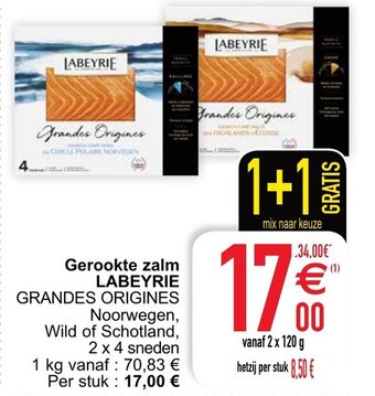 Cora Labeyrie Gerookte zalm aanbieding