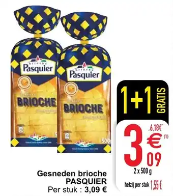 Cora Pasquier Gesneden brioche aanbieding