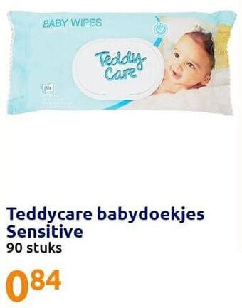 Action Teddycare babydoekjes sensitive aanbieding