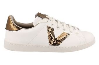 Berca Shoes Victoria Made in Spain Veterschoen Dames Trend Dierenprint - Wit aanbieding