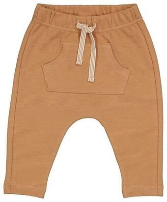 HEMA HEMA Baby Sweatbroek Rib Bruin (bruin) aanbieding
