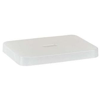 Leen Bakker Sigma home deksel 13 liter - transparant - 3,5x34x24 cm - Leen Bakker aanbieding