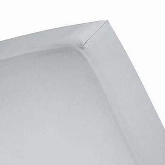 Leen Bakker Cinderella hoeslaken - lichtgrijs - 90x200/210 cm - Leen Bakker aanbieding