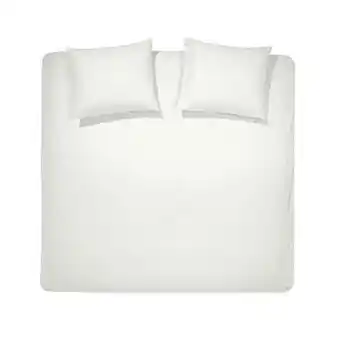 Leen Bakker Cinderella dekbedovertrek Uni flanel - ivoor - 240x200/220 cm - Leen Bakker aanbieding