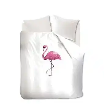 Leen Bakker Ambiante dekbedovertrek Janson - naturelkleur - 260x200/220 cm - Leen Bakker aanbieding