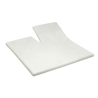 Leen Bakker Cinderella splittopper hoeslaken - ivoor - 180x200 cm - Leen Bakker aanbieding