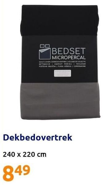 Action Dekbedovertrek aanbieding