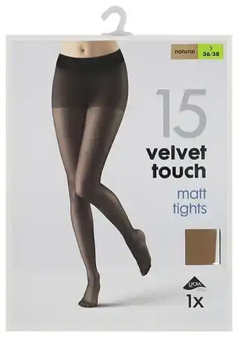 HEMA HEMA Panty Fluweelzacht 15 Denier Naturel (naturel) aanbieding