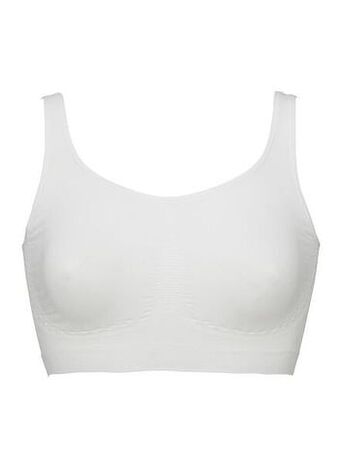 HEMA HEMA Niet Voorgevormde Top Zonder Beugel Wit (wit) aanbieding